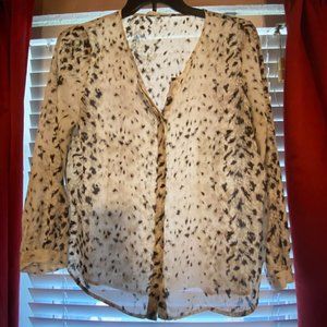 ANIMAL PRINT BLOUSE